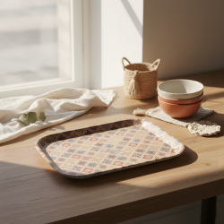 Plastic Tray Set 3 Pcs